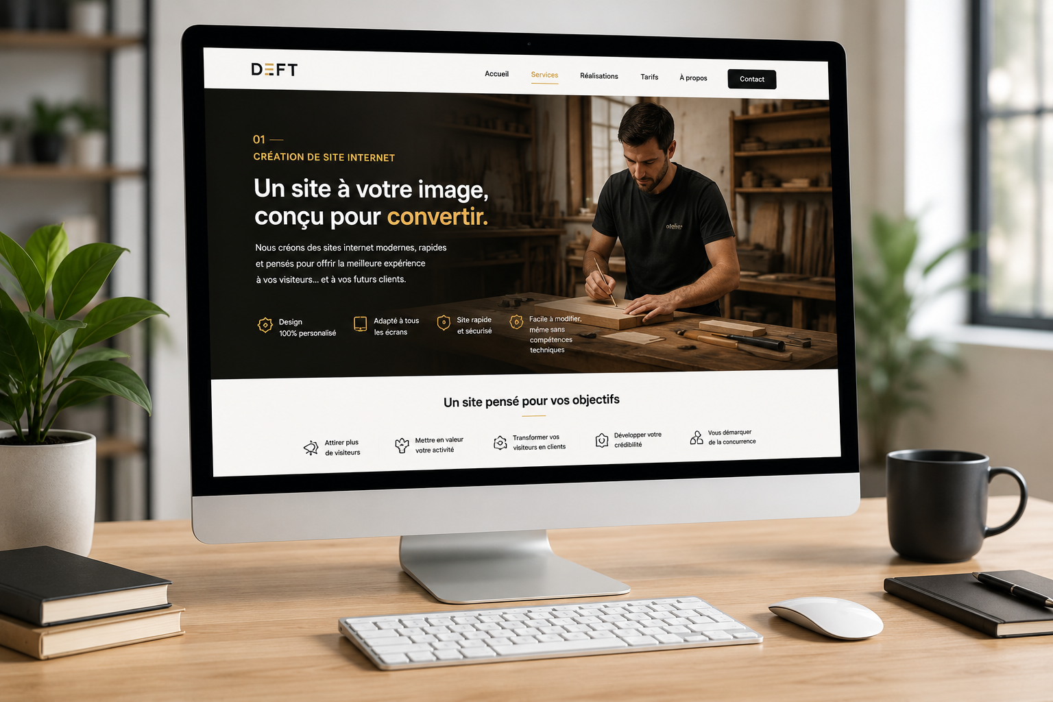 Création d’un site internet professionnel sur mesure