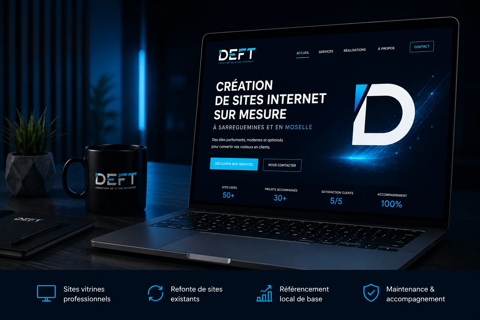 Création de sites internet sur mesure par DEFT