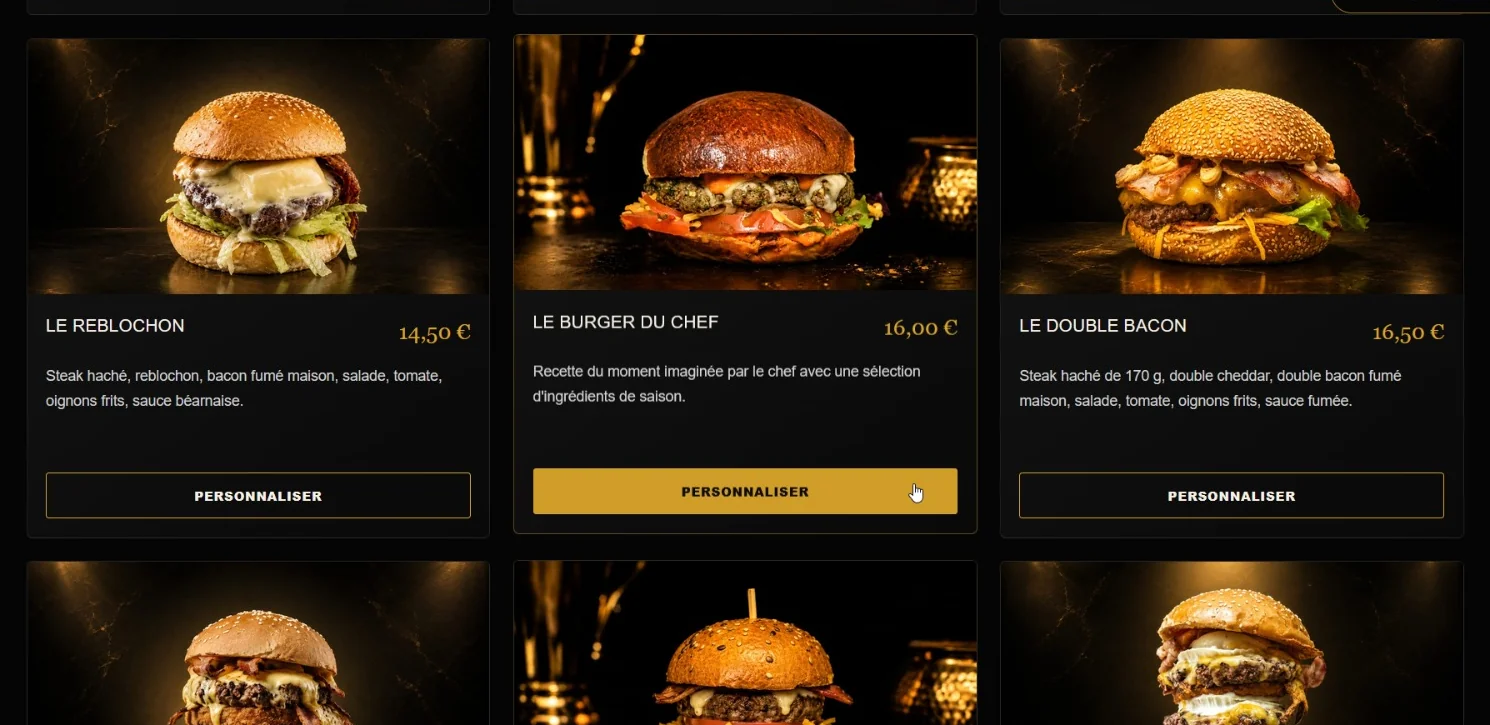 Système de commande en ligne pour restaurant conçu par DEFT